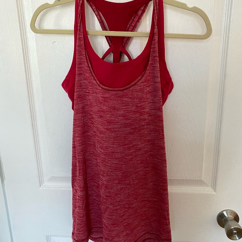 Lulu twist tank with bra